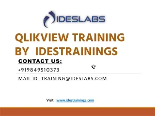 contact us 91 9849510373 mail id training@ideslabs com
