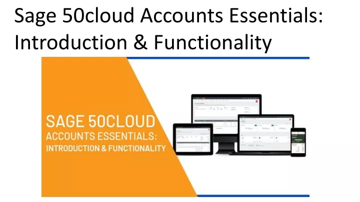 sage 50cloud accounts essentials introduction