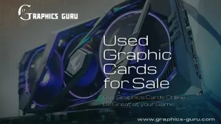 Find Used Graphics Cards for Sale