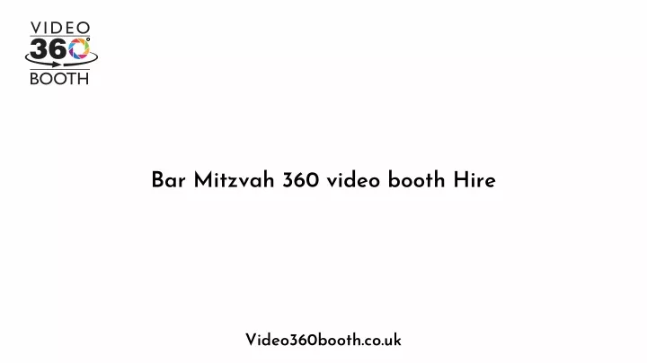 bar mitzvah 360 video booth hire