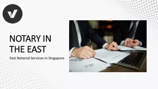 Notarisation of documents in Singapore