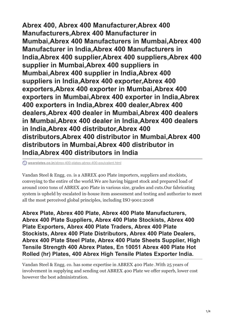 abrex 400 abrex 400 manufacturer abrex