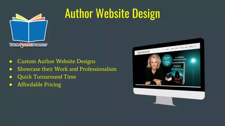 author website design
