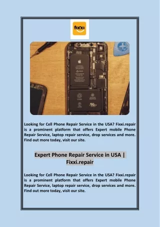 Expert Phone Repair Service in USA | Fixxi.repair