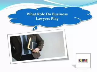 What Role Do Business Lawyers Play?