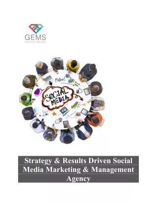 social media marketing agency- gems digital media
