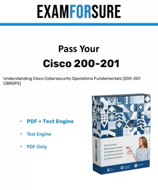 Best Cisco 200-201 Dumps With Valid 200-201 Exam Questions