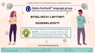 Englisch lernen düsseldorf - Alpha Institute