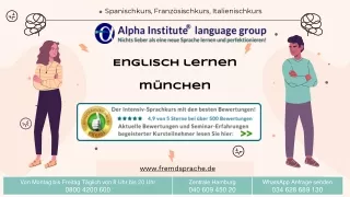 Englisch lernen münchen - Alpha Institute