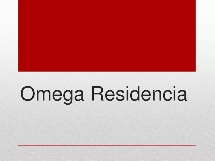 omega residencia