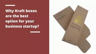 Why Kraft boxes are the best option for your business startup
