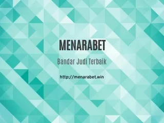 Situs Judi Online MENARABET
