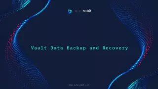 Vault Data Backup and Recovery