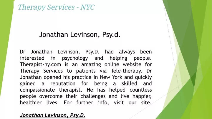 jonathan levinson psy d