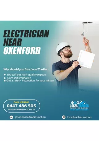 Electrician Near Oxenford