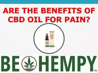 Are the benefits of cbd oil for pain