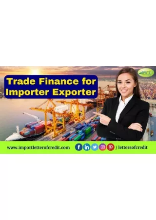 Trade Finance for Importer Exporter | Financial Instruments