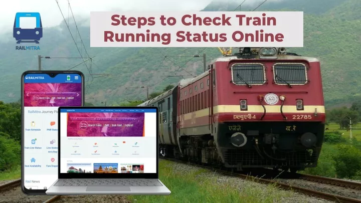 steps to check train running status online