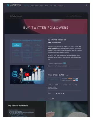 Buy Twitter Followers