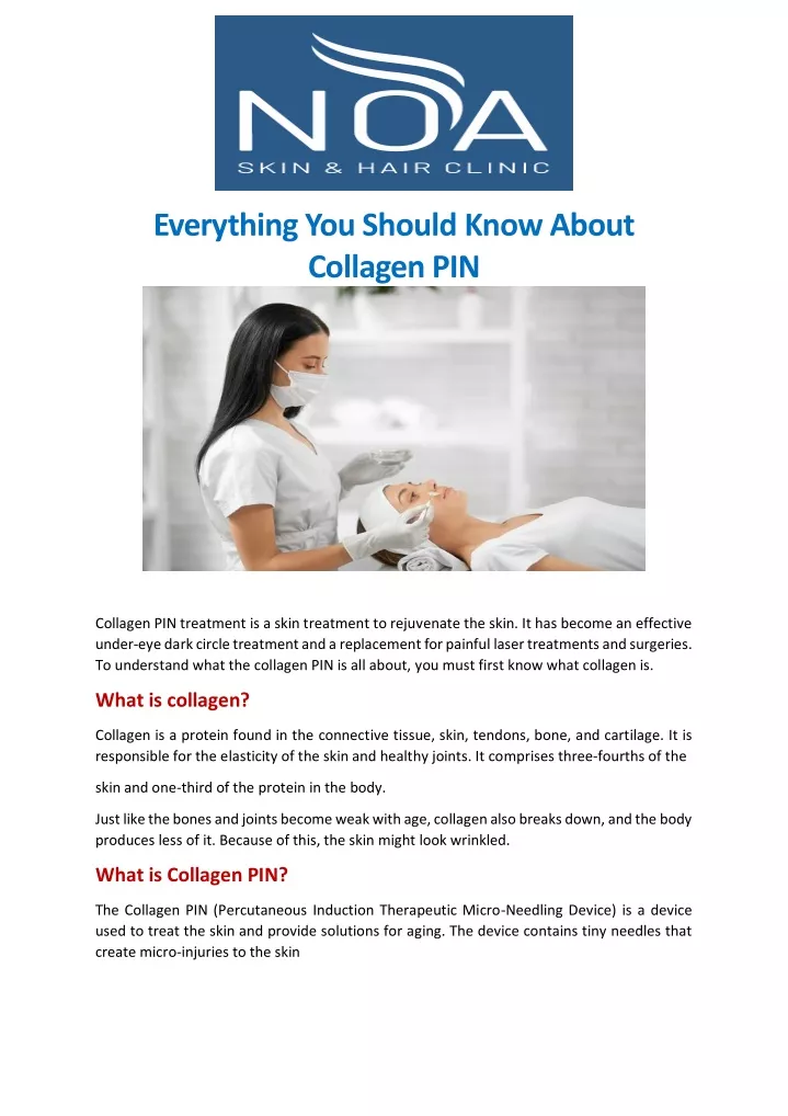 everything you should know about collagen pin