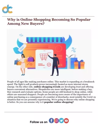 Why is Online Shopping Becoming So Popular Among New Buyers