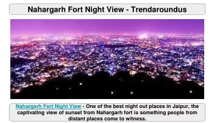 Nahargarh Fort Night View - Trendaroundus