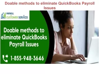 doable methods to eliminate quickbooks payroll issues