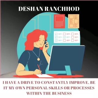 Deshan ranchhod  Improve, Be It My Own Personal Skills