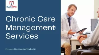 Chronic Care Management Services - BlueStar TeleHealth