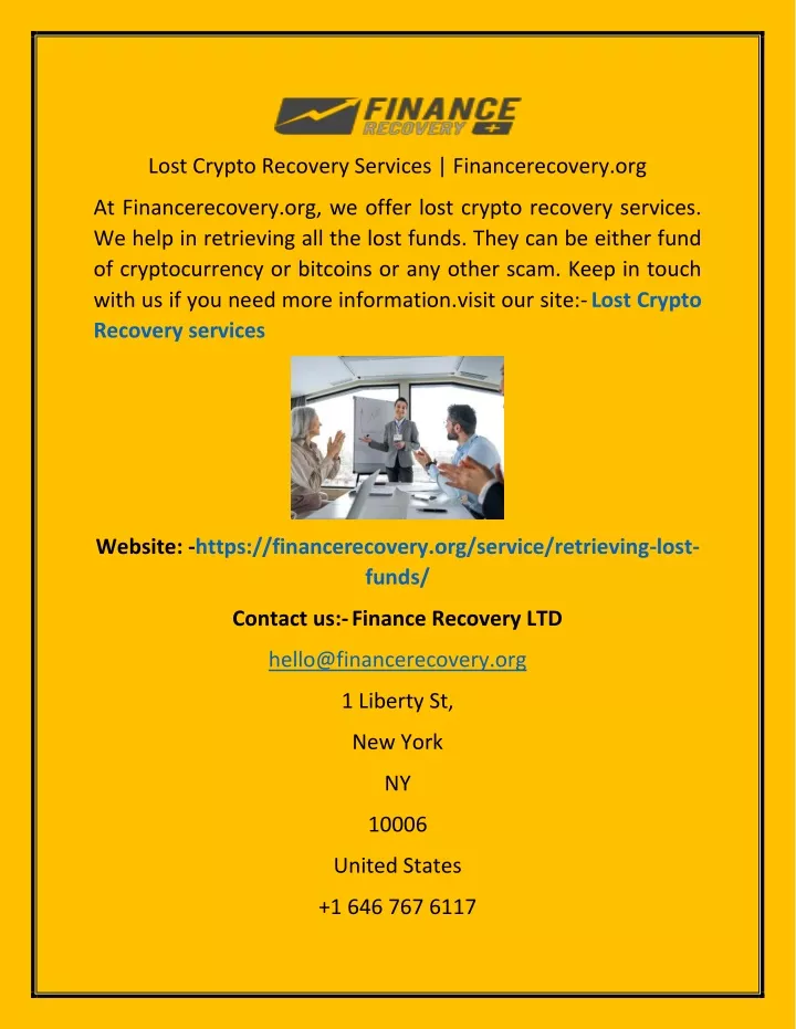 lost crypto recovery services financerecovery org
