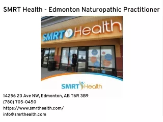 SMRT Health - Edmonton Naturopathic Practitioner