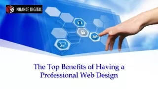 the top benefits of having a professional web design