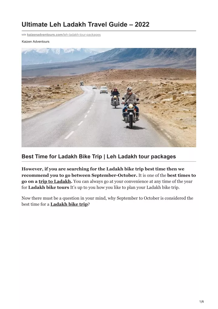 ultimate leh ladakh travel guide 2022