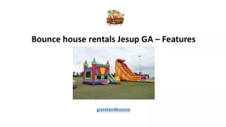 bounce house rentals jesup ga features