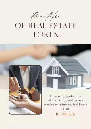 Benefits of Real Estate Token