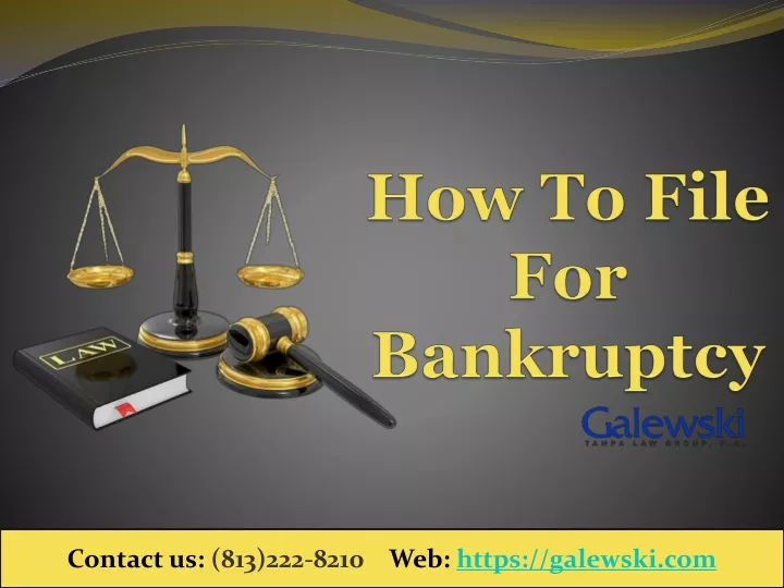 how to file for bankruptcy