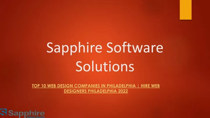 sapphire software solutions