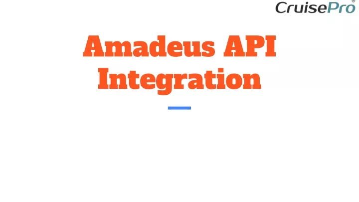 amadeus api integration