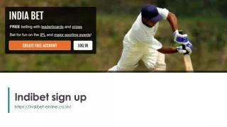indibet sign up