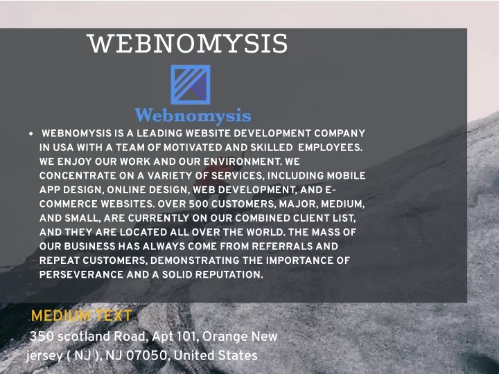 webnomysis