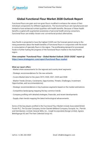 global functional flour market