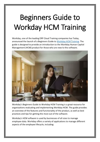 b beginners guide to eginners guide to workday