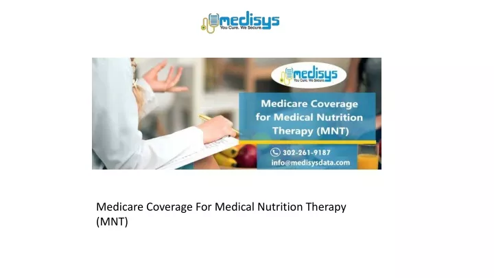 medicare coverage for medical nutrition therapy