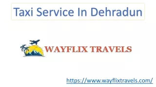 taxi service in dehradun