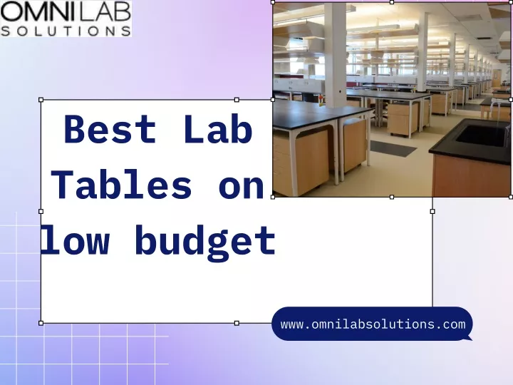 best lab tables on low budget