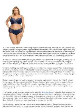 fit au max lingerie maximum fit let s bring