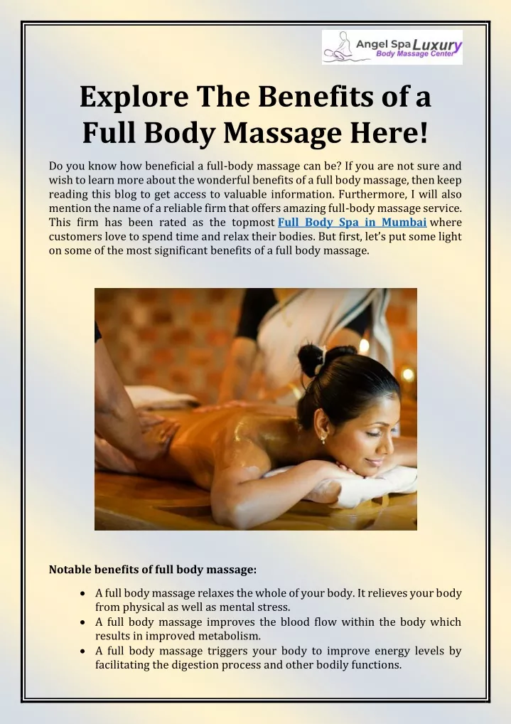 explore the benefits of a full body massage here