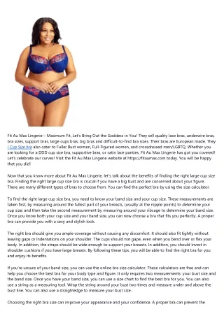 fit au max lingerie maximum fit let s bring