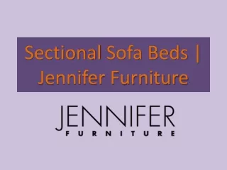 Sectional Sofa Beds at JenniferFurniture