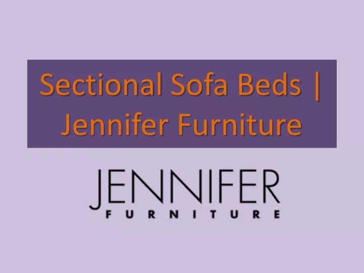 sectional sofa beds jennifer furniture